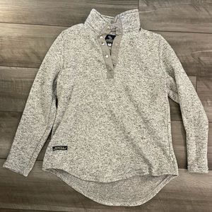 Simply Southern Gray Snaps Sweater